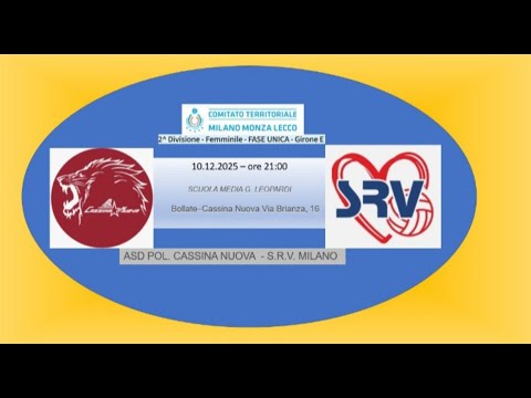 FIPAV 2A Div., 1a g.: Pol. Cassina Nuova - SRV