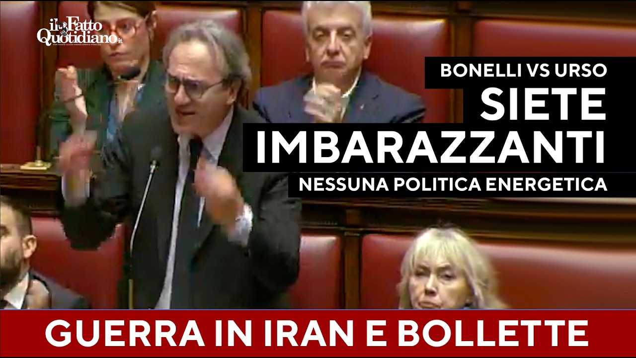 "Siete imbarazzanti", Bonelli contro Urso: "Guerra in Iran? La pagheranno gli italiani in bolletta"