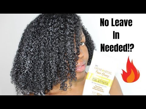 I Tried The NEW Creme Of Nature Pure Honey Shrinkage...