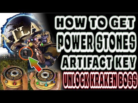 🆕 HOW TO GET ALL POWER STONES GUIDE | ATLAS (ARK) | UNLOCKING FINAL BOSS FIGHT | KRAKEN ITEM SKIN