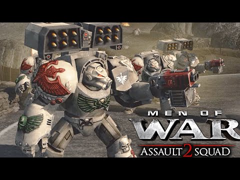 ULTIMATE MOD WARHAMMER 40K: Terminators (Deathwing) vs Black Legion! - Men of War: Assault Squad 2