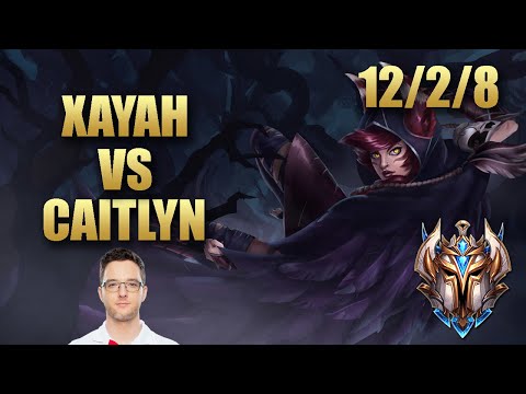 MAD Freeze Xayah Adc Vs Caitlyn  - KR Challenger Patch 9.20