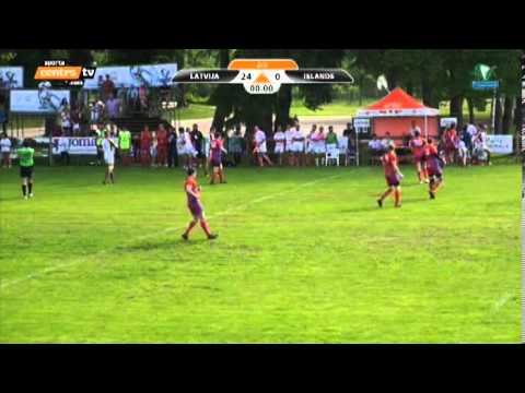Latvia vs. Iceland 7's Tournament Latvia 2013 Rugby - Highlights