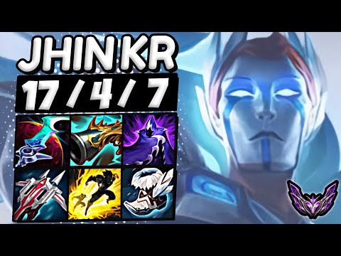 Jhin vs Draven ADC [ TripleKill ] Patch 13.12 KR Master Season 13