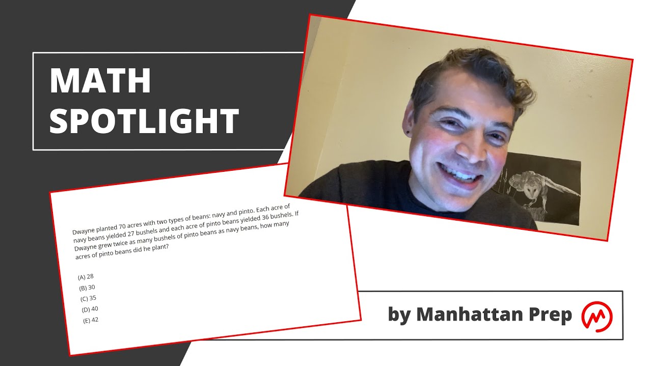 The GRE Math Spotlight: Tyler Teaches an Expert Quant Question