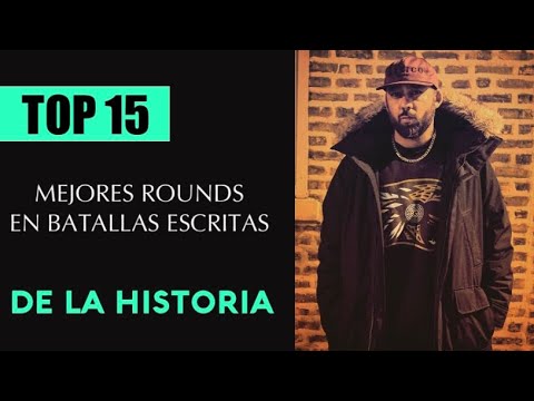 Los 15 MEJORES ROUNDS en la HISTORIA de Batallas Escritas.