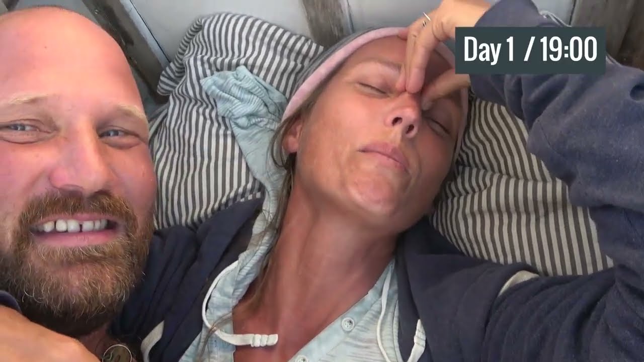 What it`s REALLY like to be 3 nights AT SEA on a small sailboat together! (filmed every half hour!)