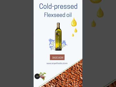 1 litre cold pressed flaxseed oil