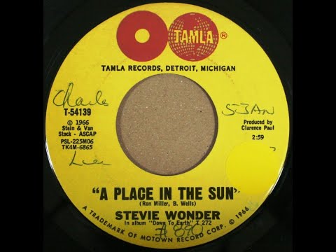 Stevie Wonder - A Place In The Sun (1966 age16)
