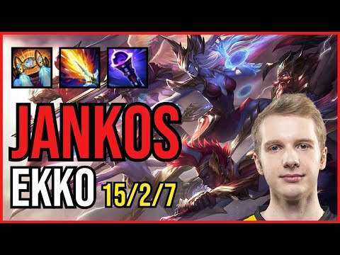 JANKOS - EKKO vs. LILLIA Jungle | EUW CHALLENGER| PATCH 10.25