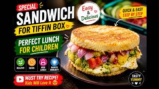Easy Potato Sandwich Recipe | School Tiffin Box Special | Quick & Budget-Friendly