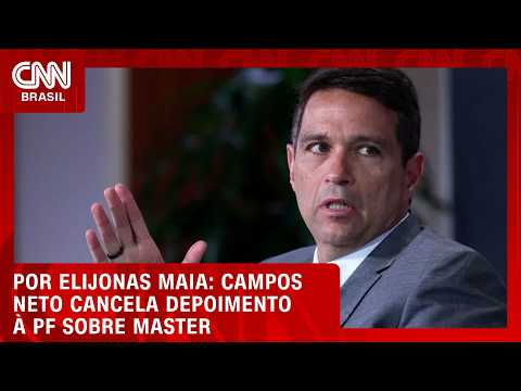 Master: Campos Neto cancela oitiva à PF sobre atuação de servidores do BC | CNN NOVO DIA