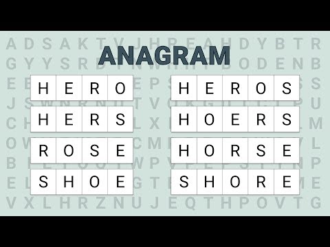Anagram - Classic Puzzle Game Video