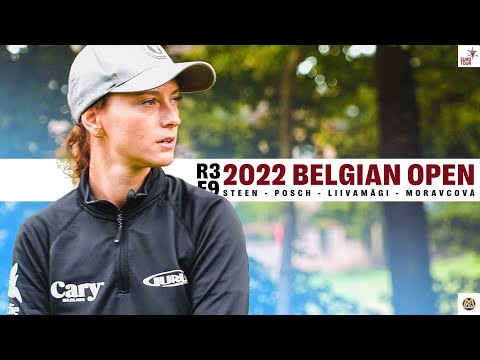 2022 PDGA Euro Tour #9 - Belgian Open | FPO R3F9 Lead Card | Steen, Liivamägi, Posch, Moravcová