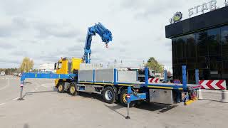 Volvo FH 400 8x2 HIAB 600E-7 FLY JIB Crane Kran bortu kravas automa&scaron;īna | Attēls 4 - Autoline