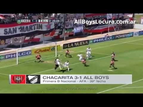 Chacarita 3 - 1 All Boys - B Nacional 2015 - Fecha 39