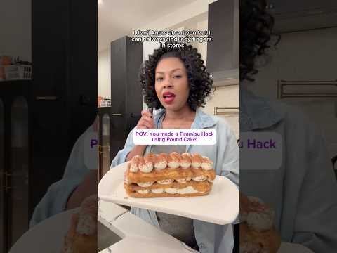 Great tiramisu cake hack! #cake #yummy