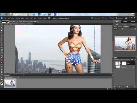 MAKING A GIANTESS WONDER WOMAN PICTURE PART 6