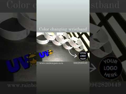 Color Changing Printed Wristband