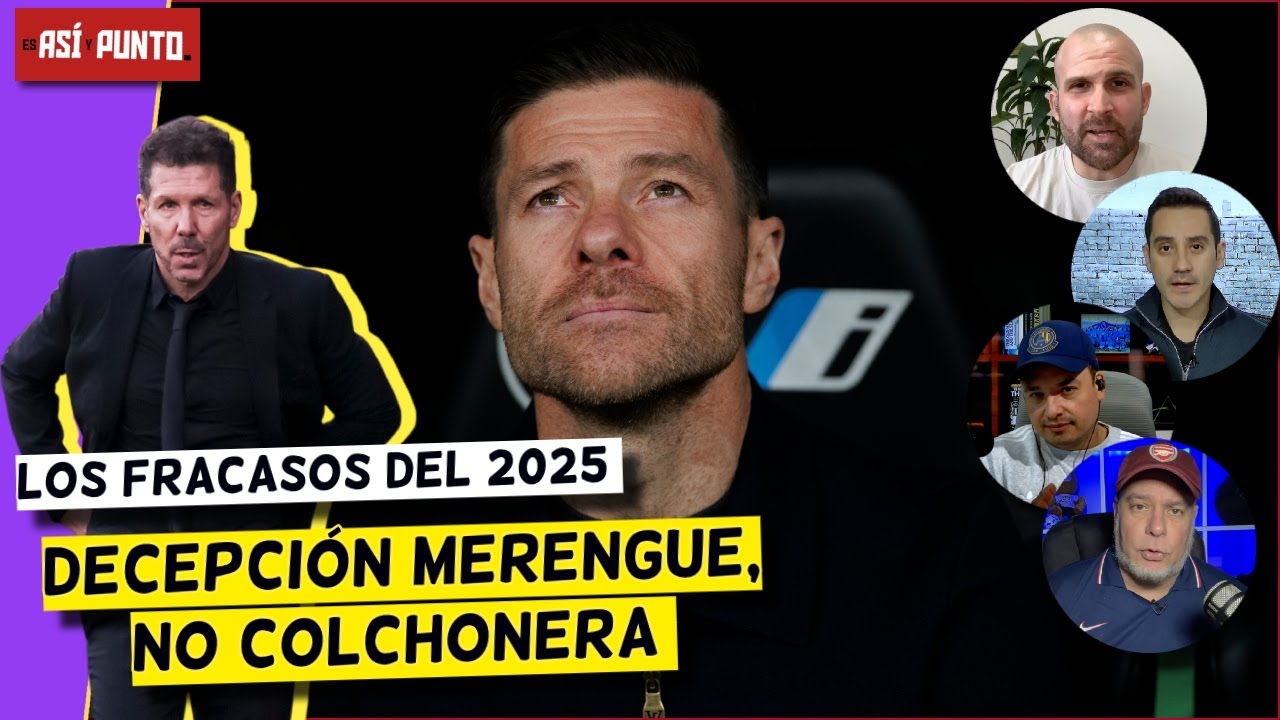 DECEPCIÓN MADRILEÑA este 2025, Real Madrid y Atlético dejan DUDAS para el 2026 | Es Así y Punto