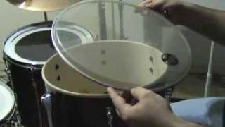 Cómo afinar un tambor de aire (Tom) - Parte 1