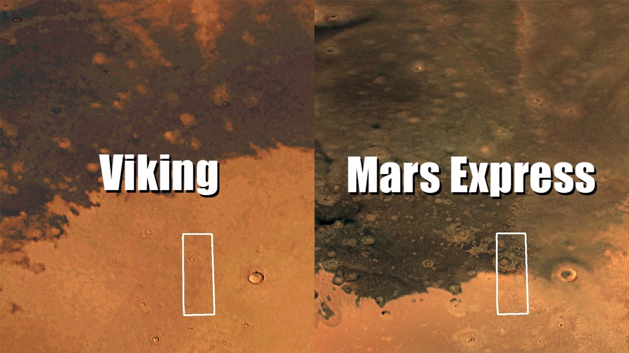 La ceniza se extiende por Marte