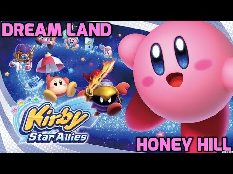 Kirby Star Allies - World 1: Dream World - Honey Hill