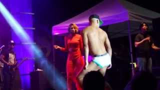 Ciara & Julian Serrano Twerkin on stage LA Pride 2013