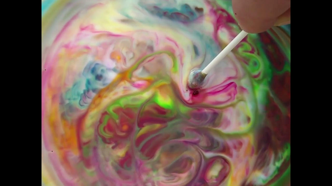 Rainbow Magic Milk Science Experiment for kids
