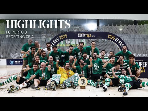 Hóquei | Supertaça: FC Porto 3-4 Sporting CP (VENCEDORES DA SUPERTAÇA 🏆)