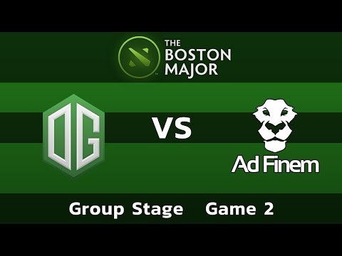 OG vs Ad Finem — Game 2 • Group Stage — Boston Major