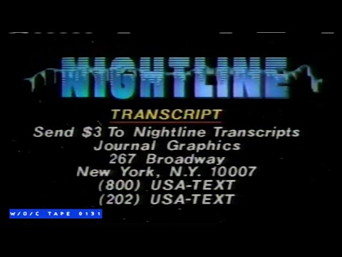 WOC Tape 0131 "ABC Nightline" Partial Segment Compilation - 1989