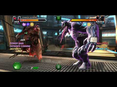 Symbiote supreme 3 star vs Venom act4