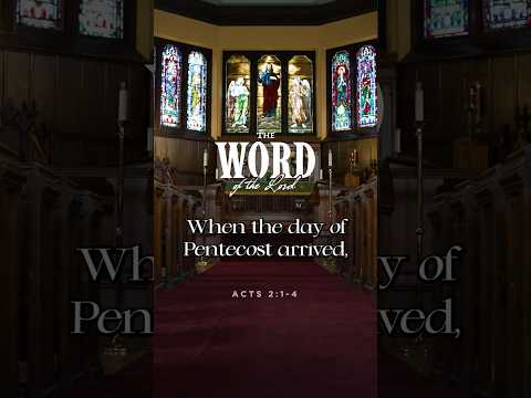 ACTS 2:1-4 "The Coming of the Holy Spirit" - Listen to the Bible #bible