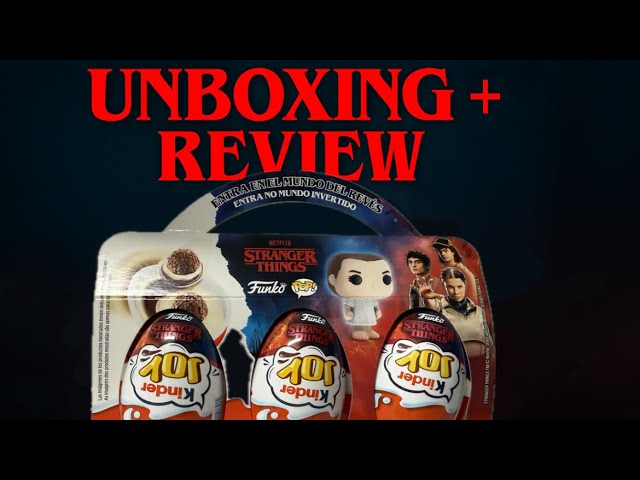 Vídeo relacionado con 8X Paquete de 8 para Kinder Joy Edición Stranger Things, paquete de 8 con 3 huevos sorpresa cada uno, edición especial de Netflix, 60 g