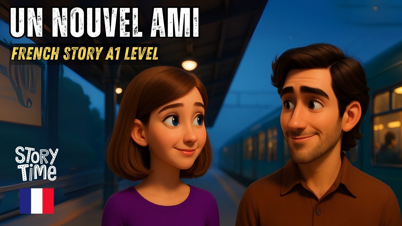 French Listening & Speaking Practice – Un Nouvel Ami (French A1 Level Story for Beginners)