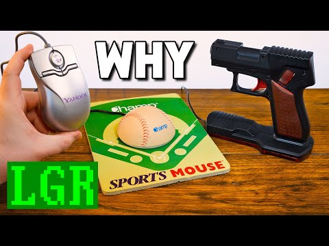 Weird Old Computer Mice: Yahoo, Ballskin, & Pistols