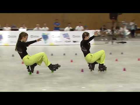 WSG 2022 pair slalom  Lisiecka Aleksandra and Teczar Justyna - Poland.