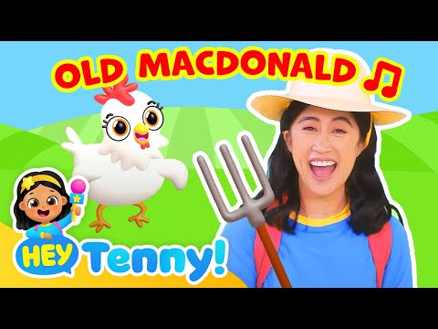Old MacDonald Had a Farm | Nursery Rhymes | Educational Video for Kids | Hey Tenny!