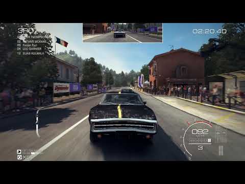 GRID Auto Sport | Cote D Azur - Route D Azur - Great Race '70 Dodge Charger Gameplay PC