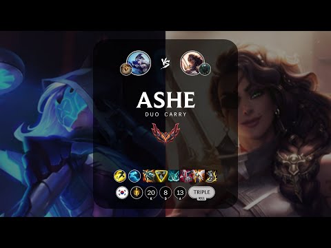Ashe ADC vs Samira - KR Grandmaster Patch 13.17