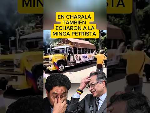 En Charalá echaron a la Minga petrista (video completo en el enlace ⬆️) #politica #noticia #uribe