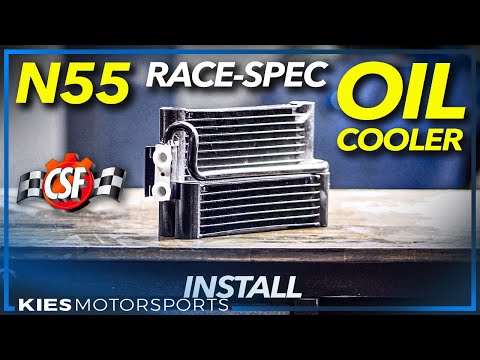 How to install CSF's RACE SPEC N55 OIL COOLER on a BMW F30 335!