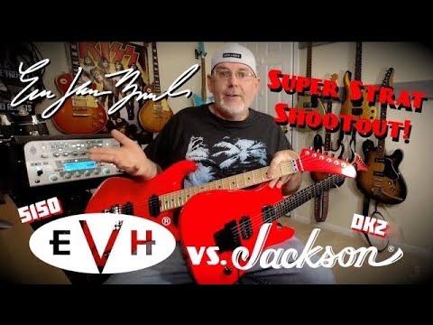 Super Strat Shootout - EVH 5150 Standard vs Jackson DK2