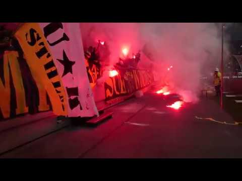 Målfirande och Pertan-ramsan (AIK - NK Maribor 3-2)