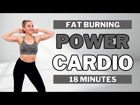 🔥18 Min CARDIO FAT BURN🔥POWER CARDIO for WEIGHT LOSS🔥KNEE FRIENDLY🔥NO JUMPING🔥