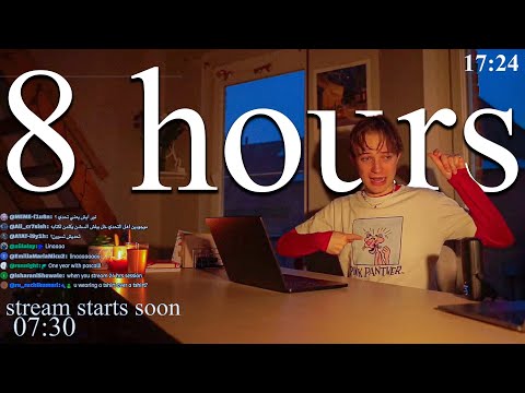 LIVE-SPECIAL from Belgium | 8-HOUR study with me in GENT📚⛈️  rain sounds & pomodoro timer 60 & 10