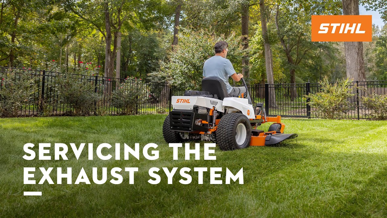 Servicing the Exhaust System: STIHL RZ 100, 200 Series | STIHL Tutorial