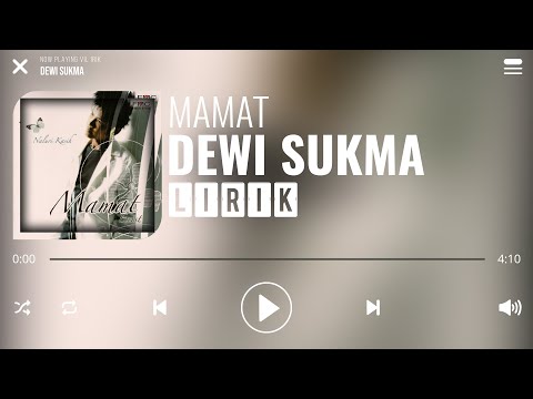 Mamat - Dewi Sukma [Lirik]