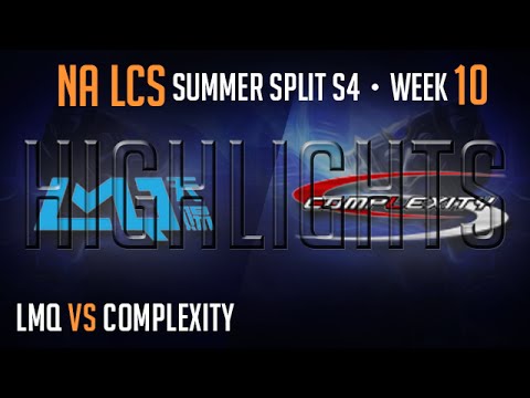 LCS Highlights LMQ vs Complexity Week 10 Day 1 NA Summer 2014 LMQ vs COL S4 W10D1G1 Season 4